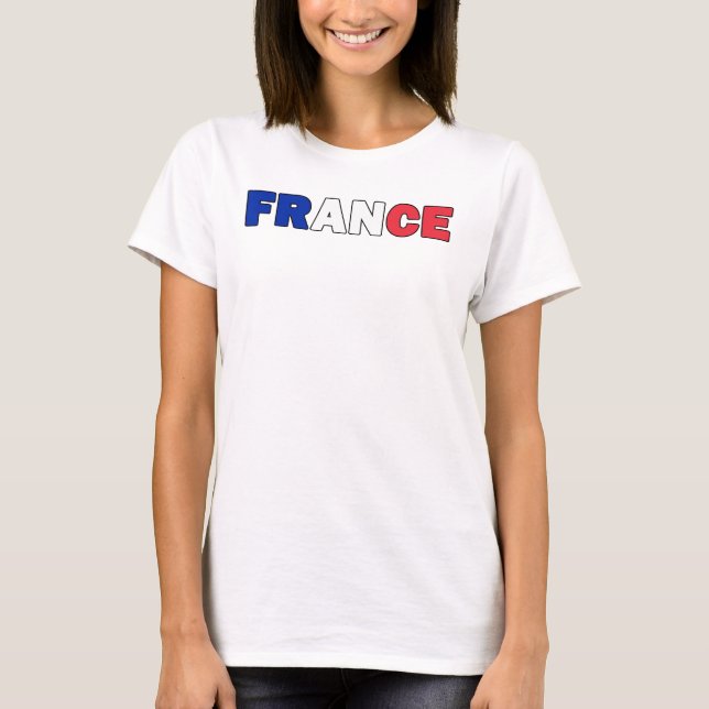 Frankreich T-Shirt (Vorderseite)