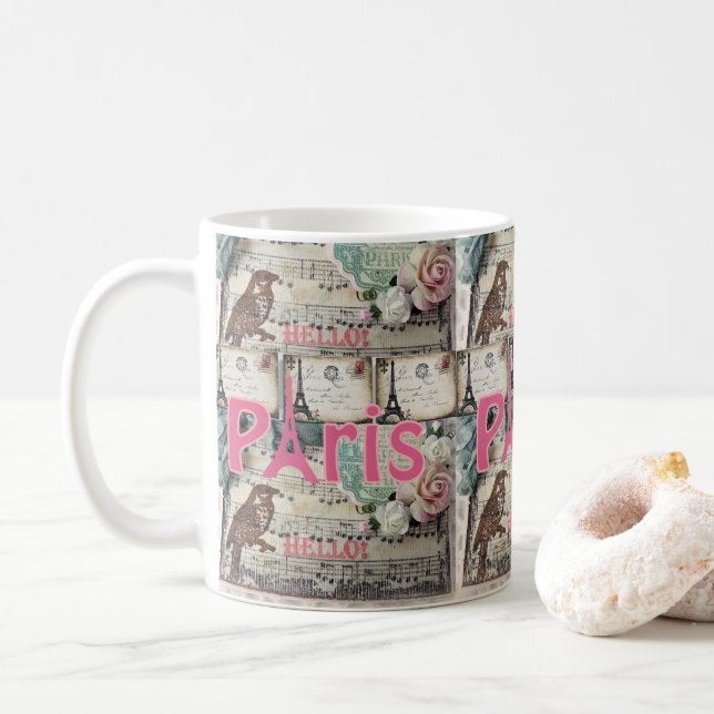 Frankreich Tasse Paris (Mit Donut)