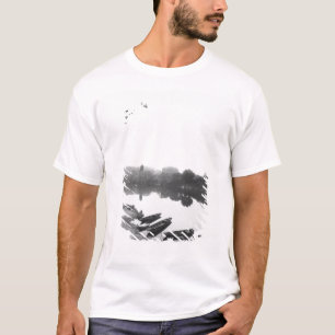 FRANKREICH, Touraine, Die Loire: CHINON Boote entl T-Shirt