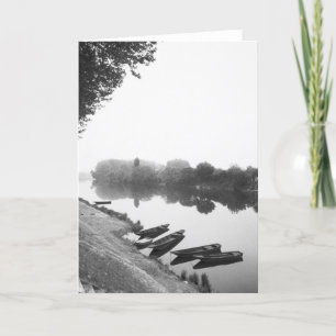 FRANKREICH, Touraine, The Loire: CHINON-Boote entl Karte