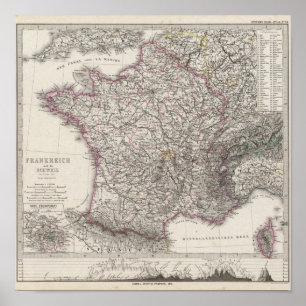 Frankreich und die Schweiz Poster
