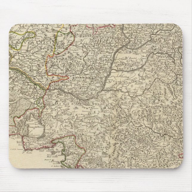 Frankreich und Europa Mousepad (Vorne)