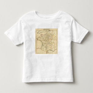 Frankreich und Grenzen Kleinkind T-shirt