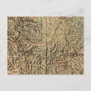 Frankreich und Italien Postkarte