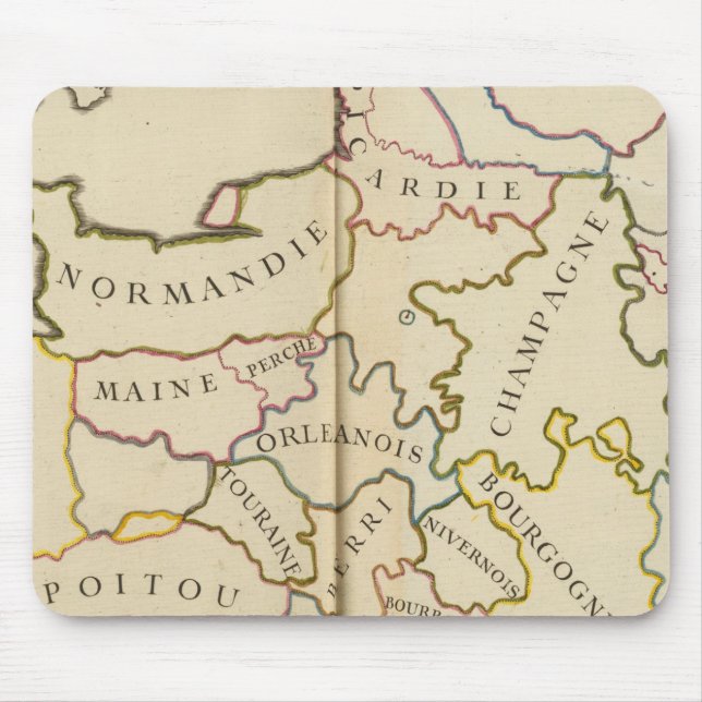 Frankreich, Versorgungsleistungen und Grenzgebiete Mousepad (Vorne)