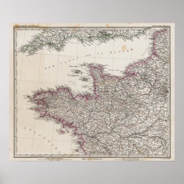 Frankreich, vier Blätter, Blatt 1 Poster (Vorne)