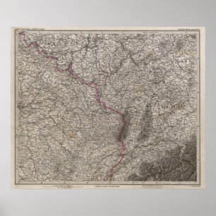 Frankreich, vier Blätter, Blatt 2 Poster