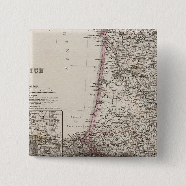Frankreich, vier Blätter, Blatt 3 Button (Vorderseite)