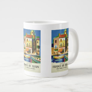 FRANKREICH Vintage Reisebecher Jumbo-Tasse
