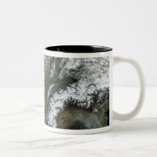 Frankreich vom Raum Zweifarbige Tasse