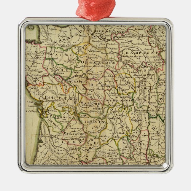 Frankreich-Vorsehungen Ornament Aus Metall (Vorne)