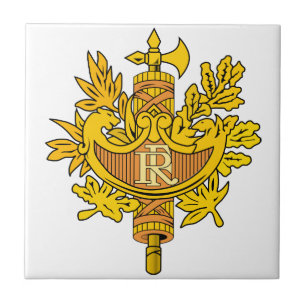Frankreich-Wappen Fliese