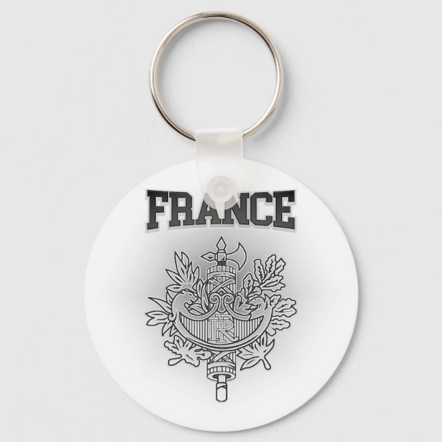 Frankreich-Wappen Schlüsselanhänger (Vorderseite)