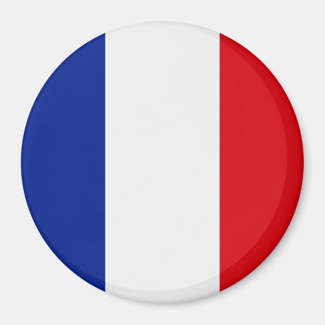 Frankreichflagge Magnet (Vorne)