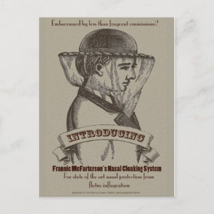 Frannie McFartersons Nasal Cloaking System Postkarte