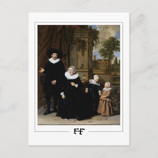 Frans Hals #5 - Fine Art Postcard Postkarte (Vorderseite)