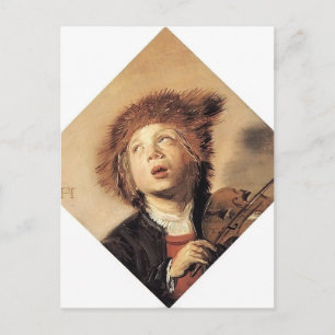 Frans Hals - Ein Junge mit Viol Postkarte