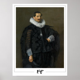 Frans Hals Zedign Poster d'art #222