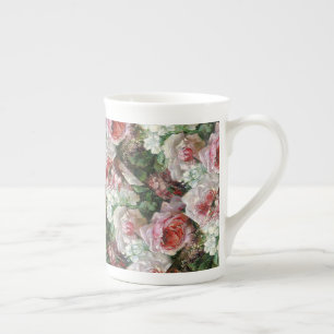 Frans Verhas Vintag Bouquet von Rose Prozellantasse