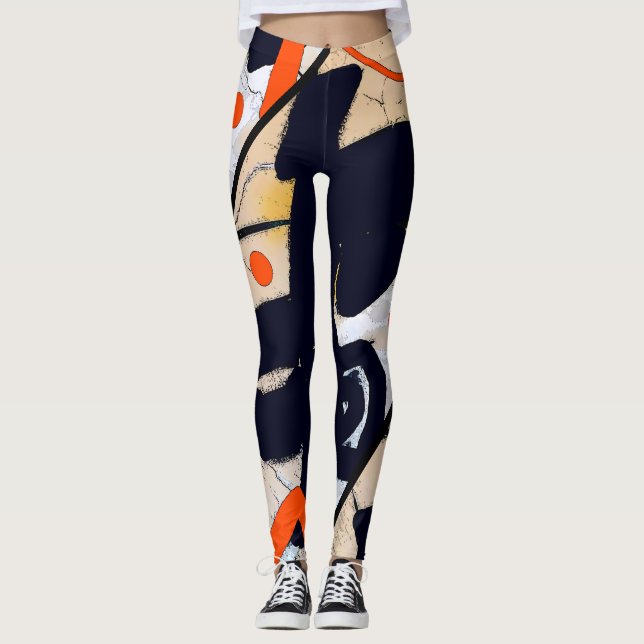 Frantz Kline herauf den Gammler Leggings (Vorderseite)