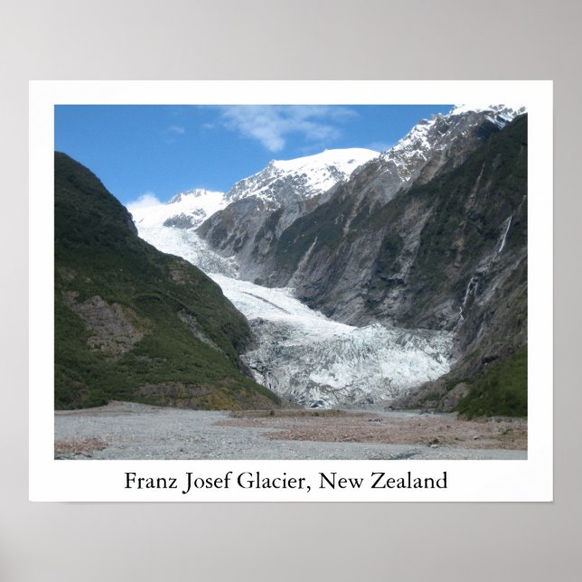 Franz Josef Glacier, Neuseeland Poster (Vorne)