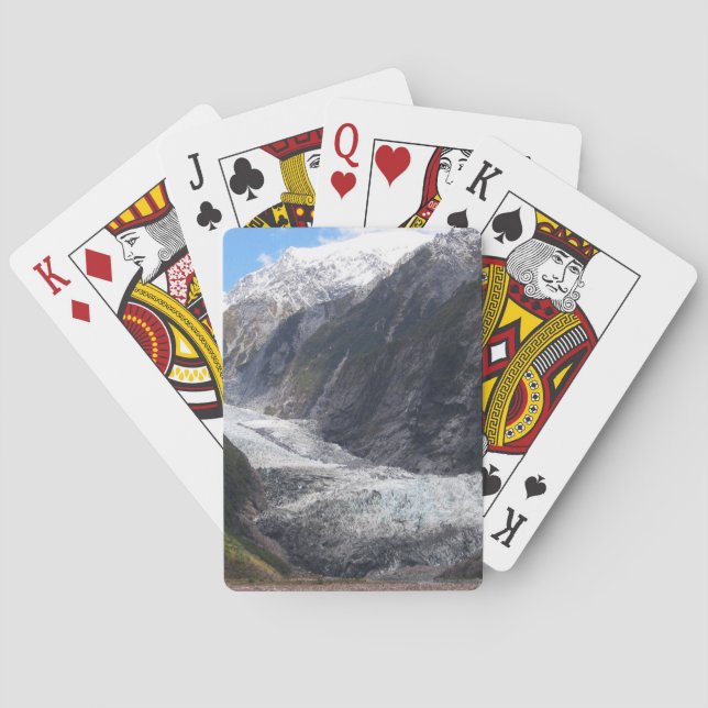 Franz Josef Glacier, Neuseeland Spielkarten (Rückseite)