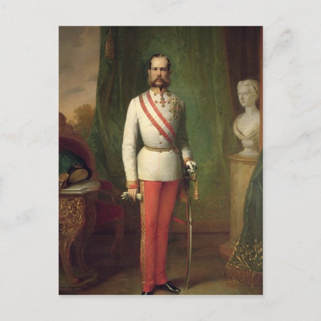 Franz Joseph I Postkarte (Vorderseite)