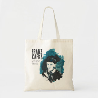 Franz Kafka Portrait mit benutzerdefiniertem Text Tragetasche