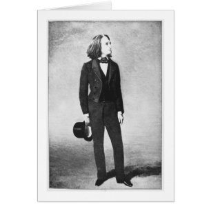 Franz Liszt (1811-86) 1856 (litho) (b/w Foto)