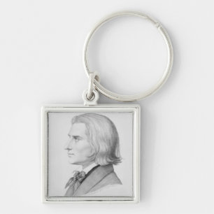 Franz Liszt, graviert durch Gonzenbach Schlüsselanhänger