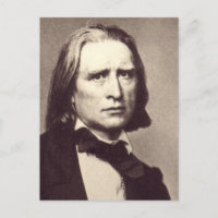 Franz Liszt Klassischer Rund Sticker