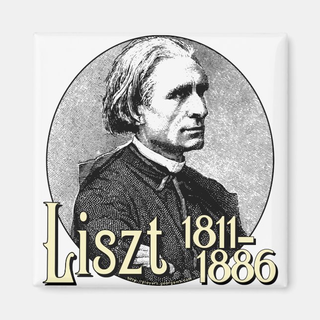 Franz Liszt Magnet (Vorne)