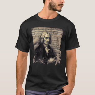 Franz Liszt Musik Pianist Klavier T-Shirt