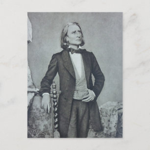 franz liszt postkarte