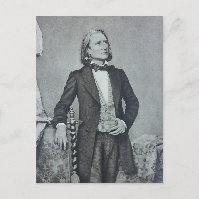 franz liszt postkarte (Vorderseite)
