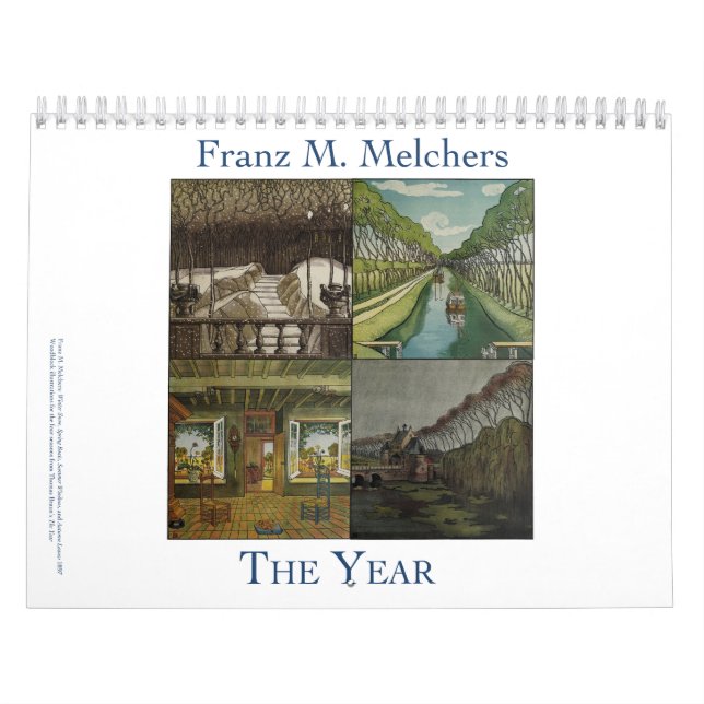 Franz M. Melchers' Das Jahr Kalender (Titelbild)