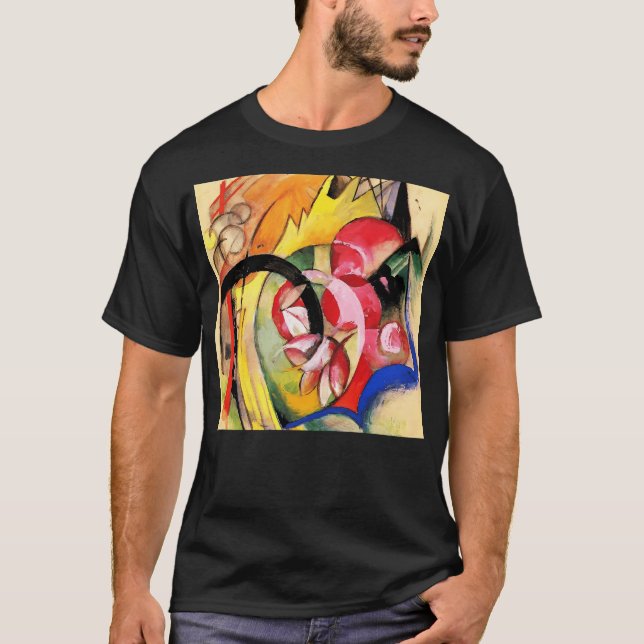 Franz Marc Abstrakt T-Shirt (Vorderseite)