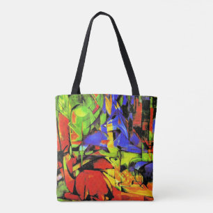 Franz Marc abstrakte Kunstwerke, Kampfformen Tasche