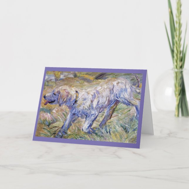 Franz Marc, Bildende Kunst, Sibirischer Hund Karte (Vorderseite)