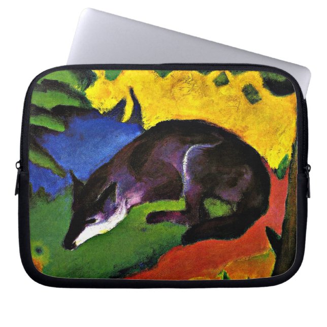 Franz Marc - Blauer Fuchs Laptopschutzhülle (Vorderseite)