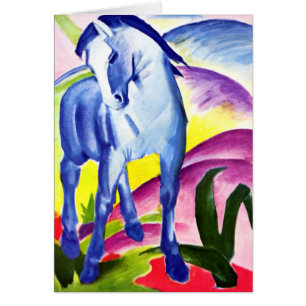 Franz Marc - blaues Pferd I