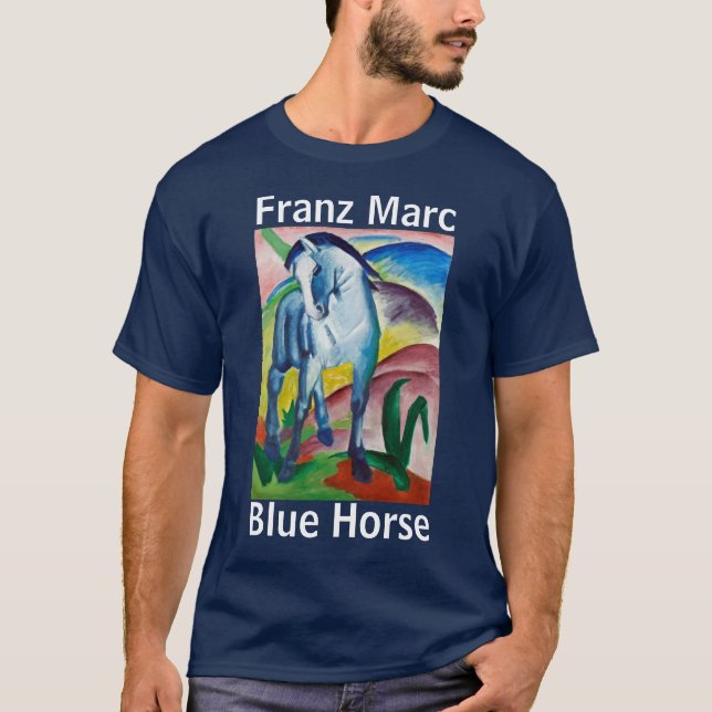 Franz Marc Blue Horse T-Shirt (Vorderseite)