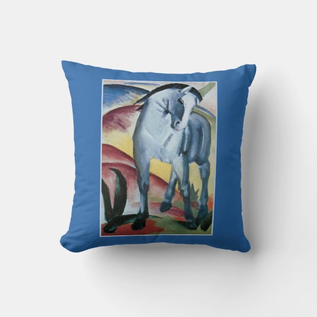 Franz Marc Blue Horses Kissen (Vorderseite)