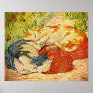 Franz Marc Cats Poster