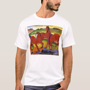 Franz Marc, der PferdeT - Shirt weiden lässt