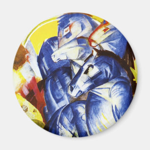 Franz Marc Der Turm des Magnet der Blauen Pferde