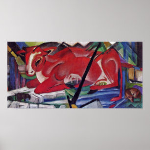 Franz Marc - die Weltkuh Poster