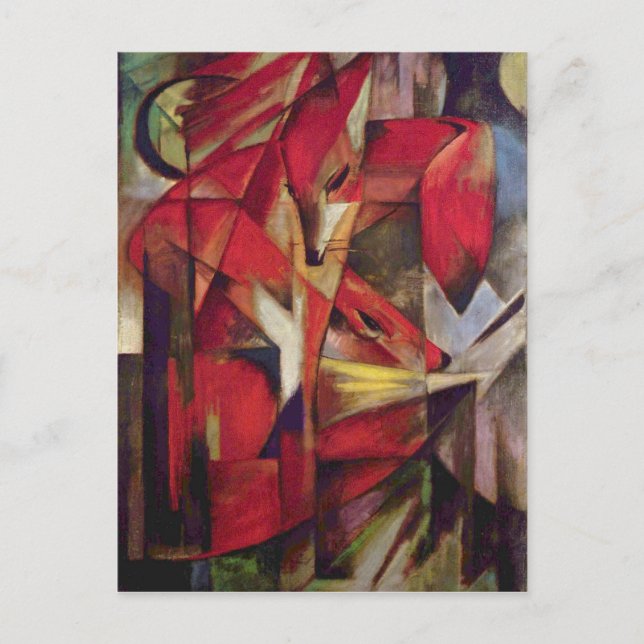 Franz Marc - Füchse Postkarte (Vorderseite)
