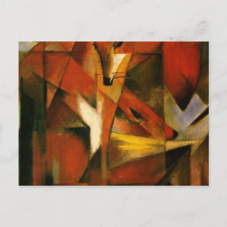 Franz Marc - Füchse Postkarte