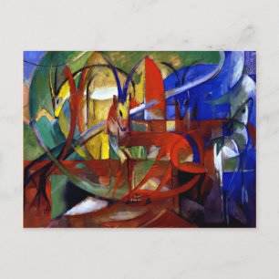 Franz Marc - Gazellen Postkarte
